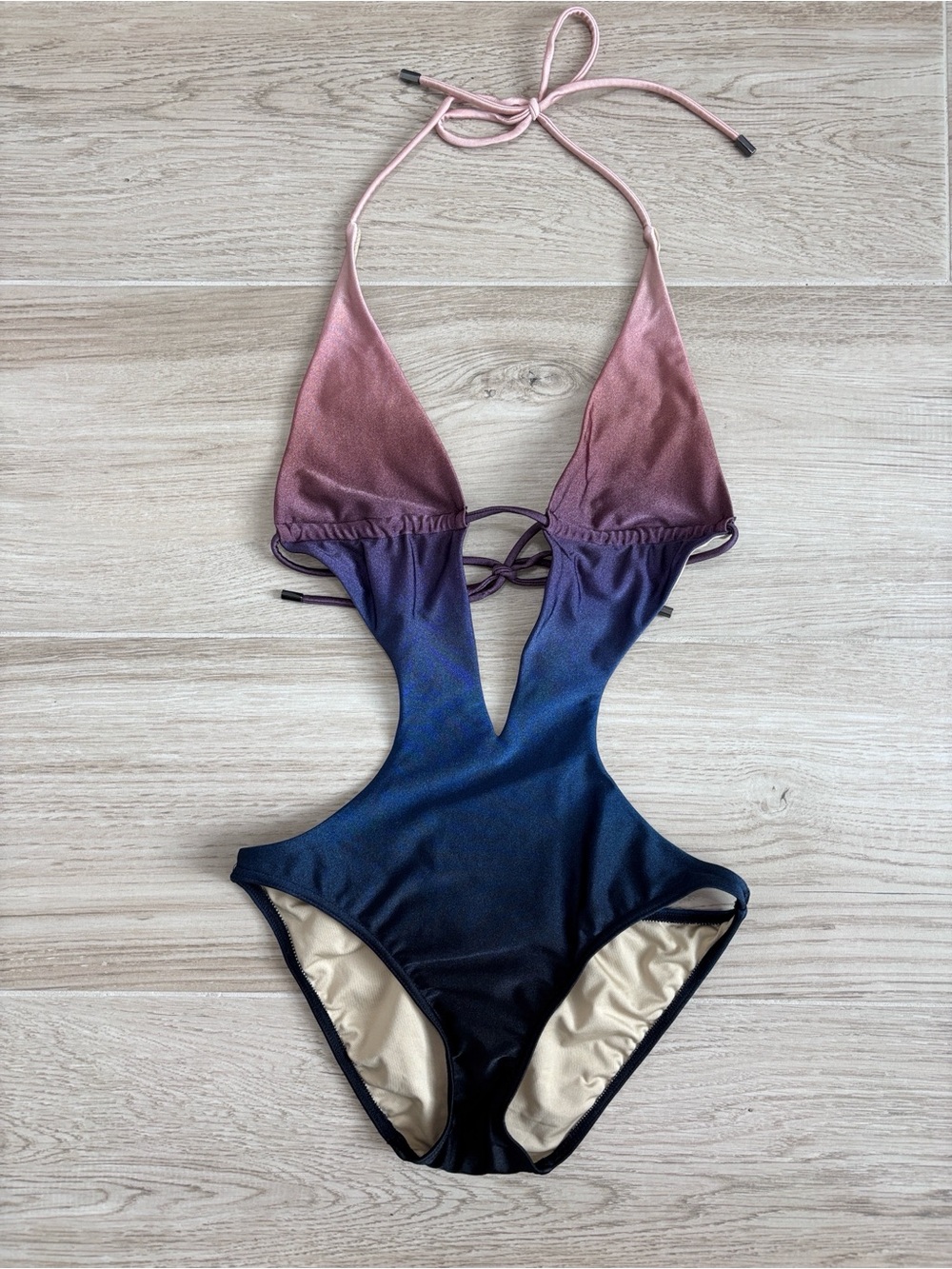 Victoria’s Secret Ombré Sunset Cheeky Monokini One Piece Swimsuit XS
